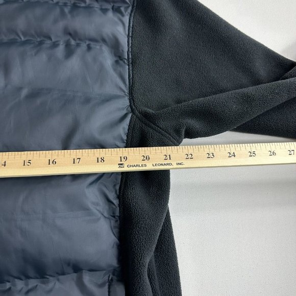 NEW BALANCE BLACK POLAR FLEECE FULL ZIP JACKET MENS SIZE LARGE OUTDOOR - Picture 7 of 7
